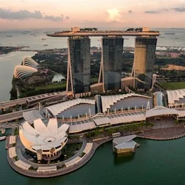 Singapore Marina Bay skyline